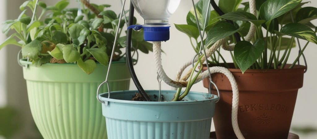 Irrigação em vasos suspensos: instalação segura e prevenção de vazamentos