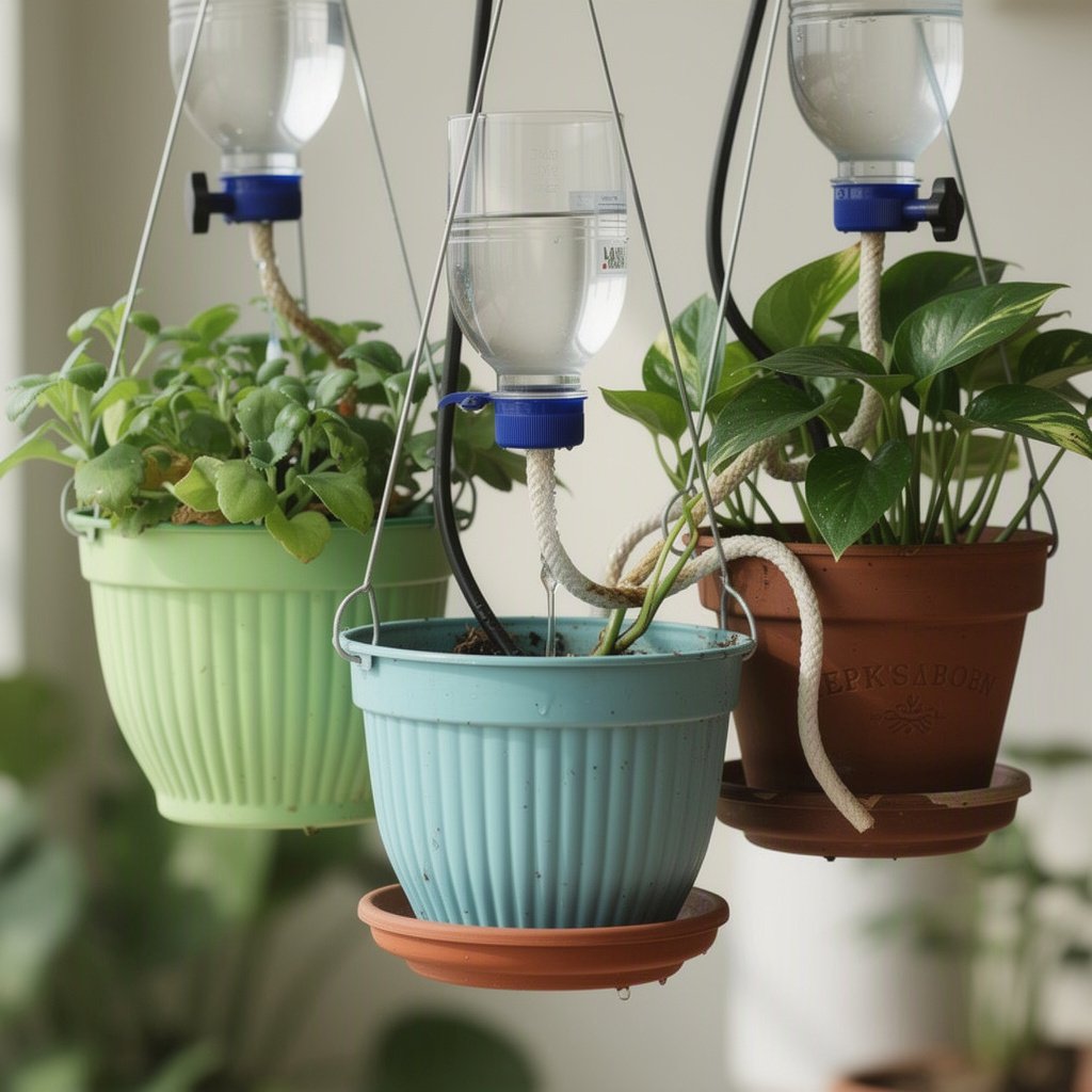 Irrigação em vasos suspensos: instalação segura e prevenção de vazamentos