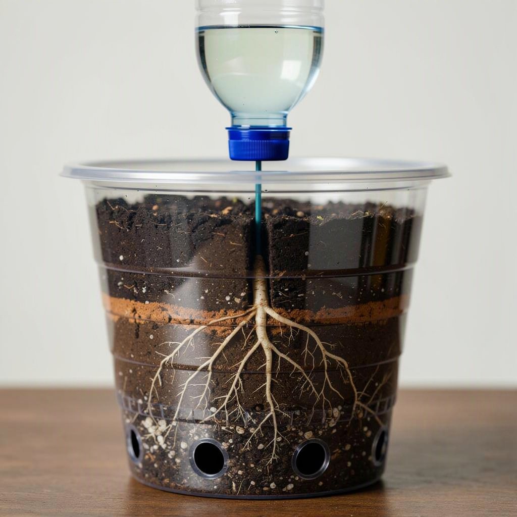 Como preparar vasos e substrato antes de instalar a irrigação