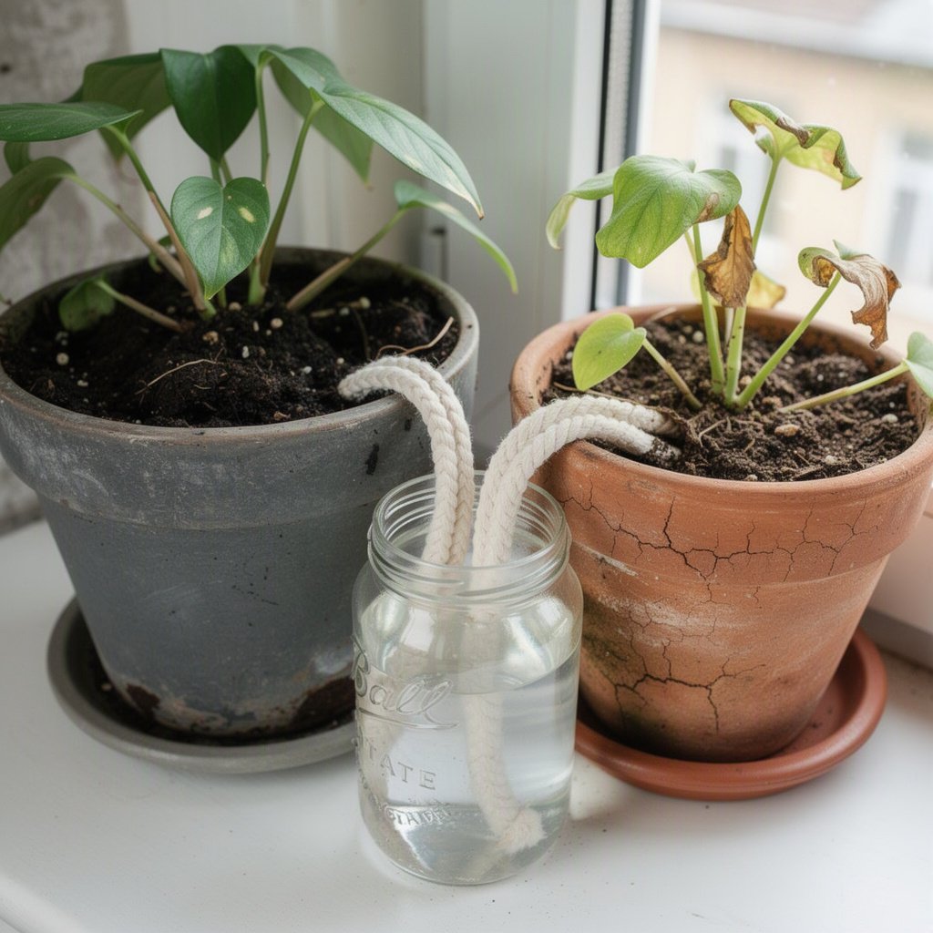 Um vaso recebe água e outro não: como equilibrar o sistema