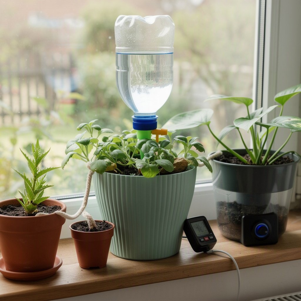 Do pavio ao temporizador: guia completo de sistemas para regar plantas nas férias