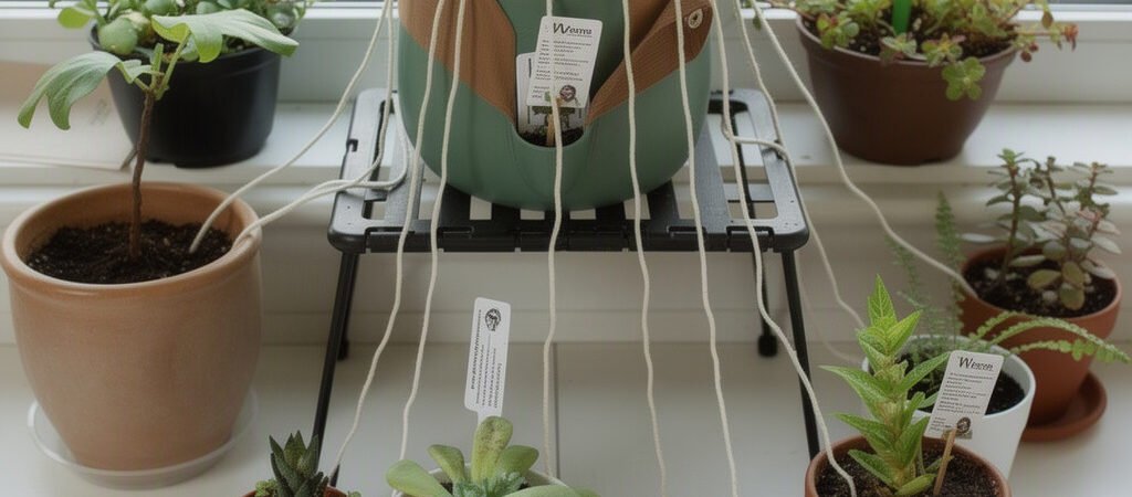Como orientar alguém que vai regar suas plantas durante uma viagem