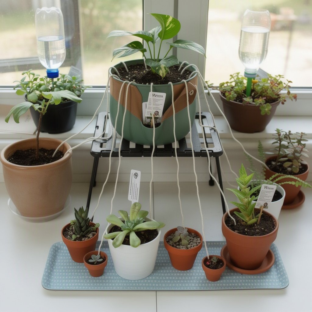 Como orientar alguém que vai regar suas plantas durante uma viagem