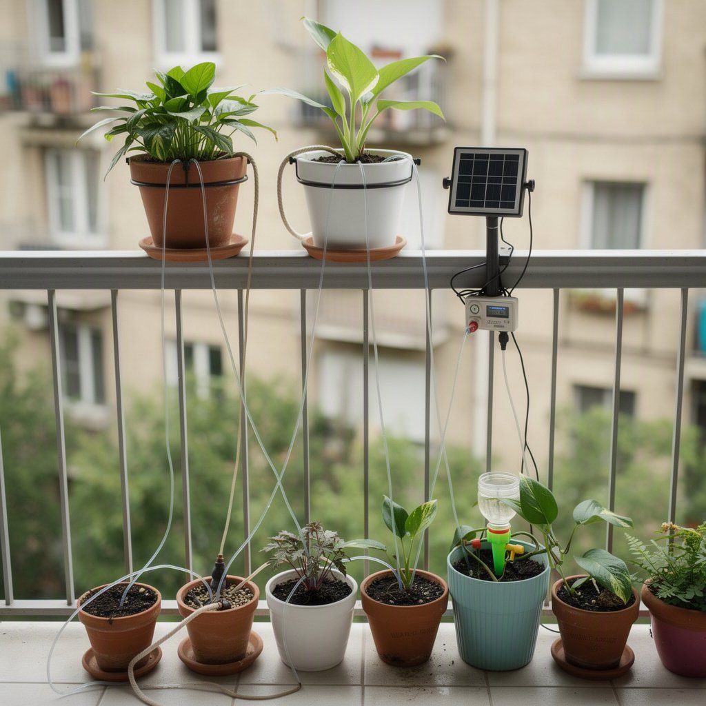 Kits de irrigação solar: quando fazem sentido em varandas