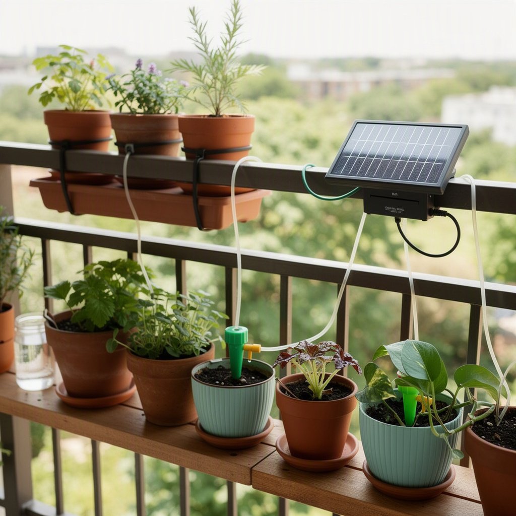 Kits de irrigação solar: quando fazem sentido em varandas