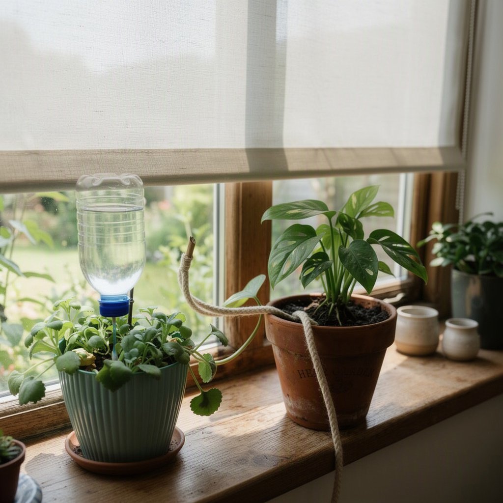 Como proteger os vasos do sol forte durante sua ausência