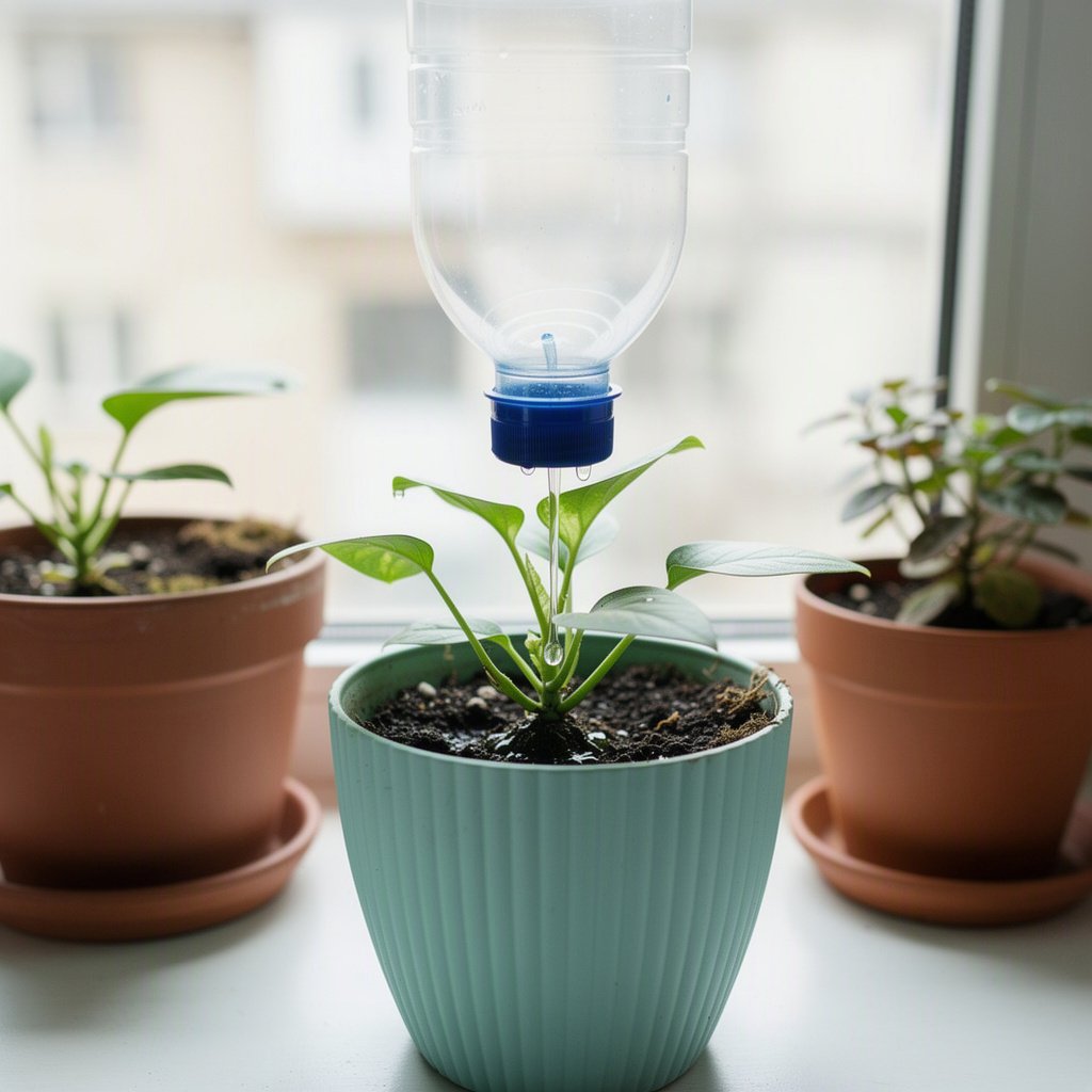 Irrigação com garrafa PET: montagem, regulagem e teste de autonomia