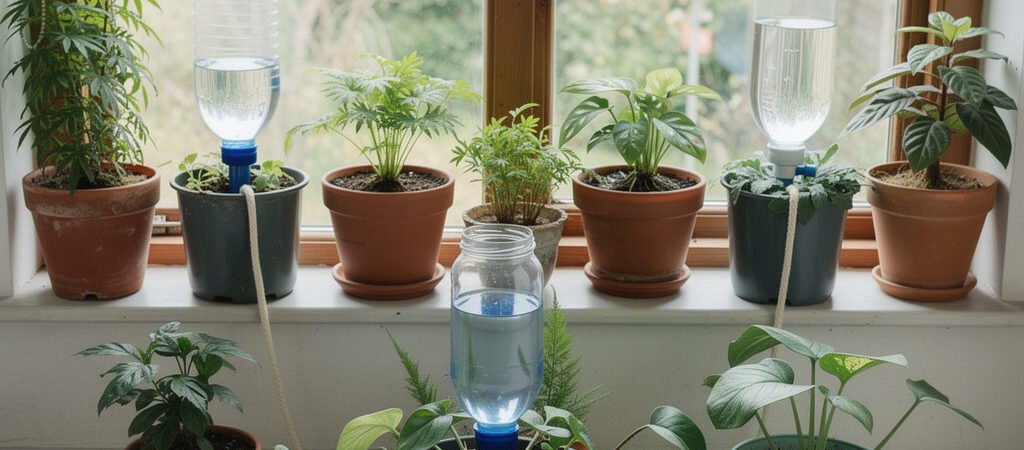 Rega automática durante viagens: guia completo para vasos, varandas e pequenos jardins