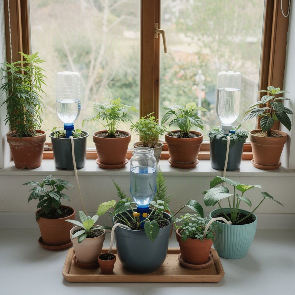 Rega automática durante viagens: guia completo para vasos, varandas e pequenos jardins