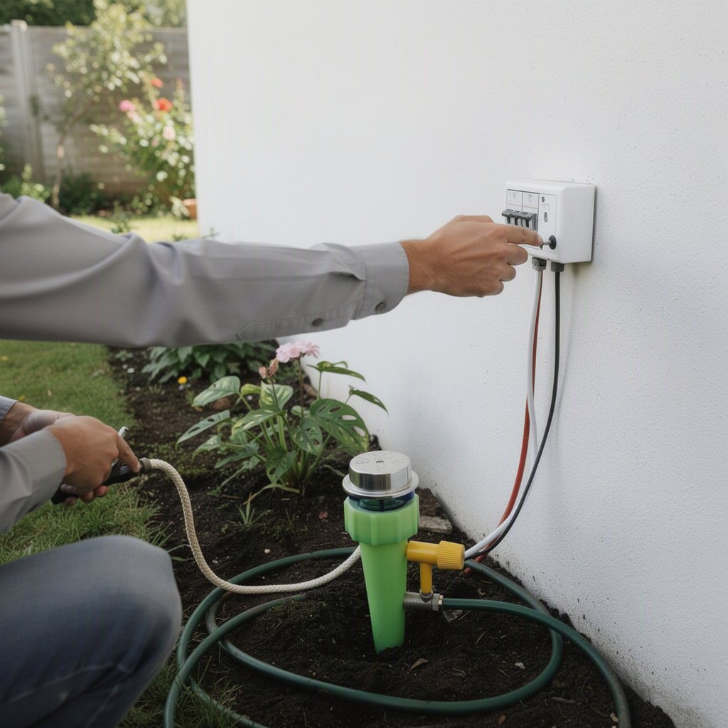 Antes de verificar, desligue a bomba