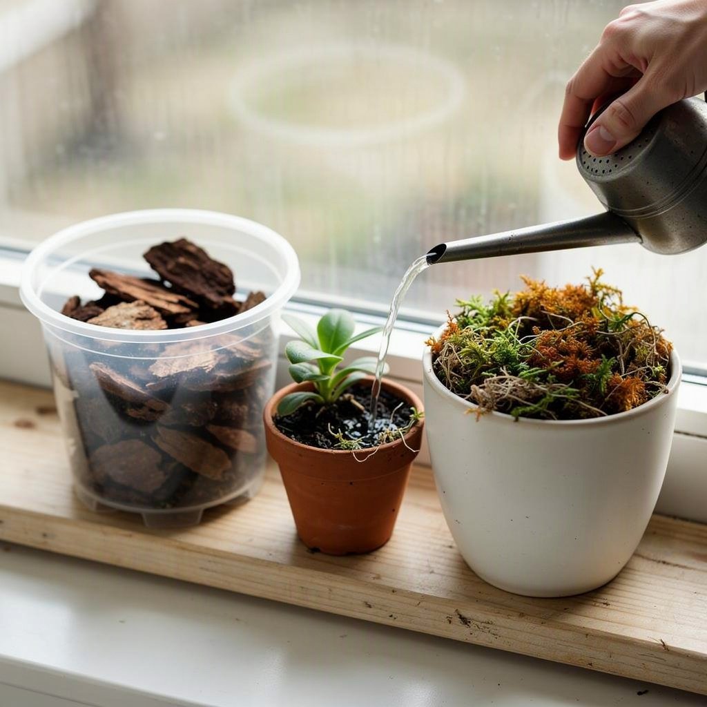 Como regar orquídeas considerando vaso e substrato